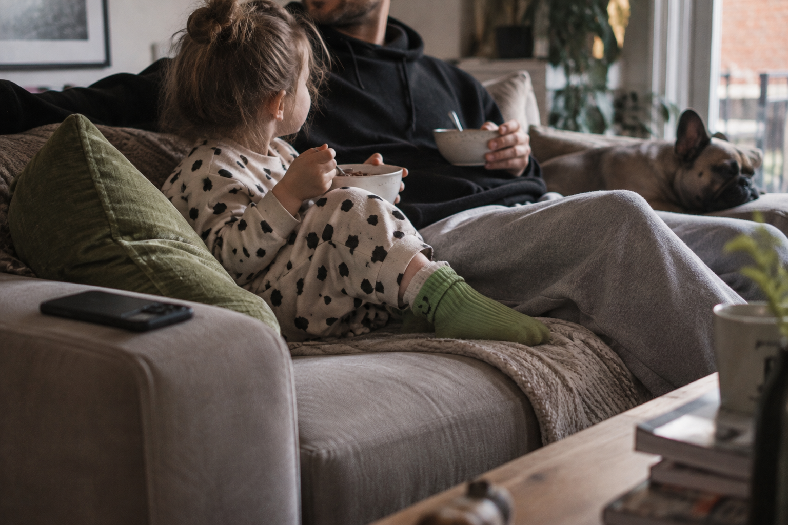 Photo — family, morning at home